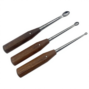 Couteau à ligaments rond en acier inoxydable, cuillère Hatt 8mm 12mm 20mm, curette osseuse, instruments orthopédiques vétérinaires par Madriq Intl. - Product Image 6