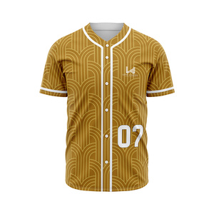 Camiseta de Béisbol Personalizada para Hombre, Estampado Geométrico Completo, 100% Poliéster, Transpirable, Manga Corta, Corte Regular, Uniforme para Todas las Temporadas - Product Image 2