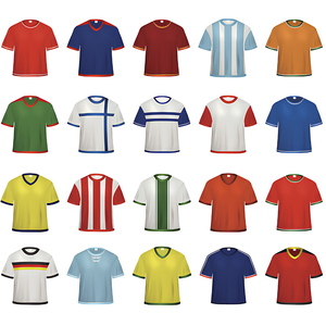 Maillot de football personnalisé imprimé sur le devant pour adultes, manches courtes, 5XL, polyester, sublimation, fournisseur en gros OEM - Product Image 1