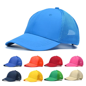 Wholesale Blank Trucker Hat Custom Logo Embroidery 6 Panel Blank <b>Plain</b> Sport <b>Baseball</b> Mesh <b>Cap</b> - Product Image 1