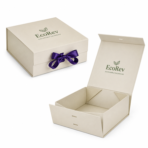 Custom Printed Luxury Eco-Friendly Biodegradable Rigid Cardboard Folding <b>Magnetic</b> Gift Packaging <b>Boxes</b> Recycled Materials - Product Image 2