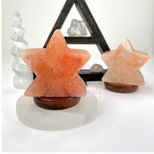 Lámpara de Sal del Himalaya en Forma de Estrella a Bajo Precio, Lámpara de Sal de la Mejor Calidad, Precio al por Mayor - Product Image 2