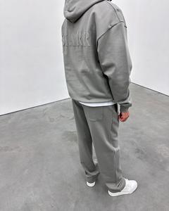 Chándal de 500GSM con hombros caídos para otoño/invierno, fabricante de sudaderas deportivas personalizadas. - Product Image 4