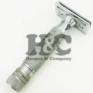 Nouveau rasoir de sécurité à double tranchant en acier inoxydable pour hommes Hooper and Company, de haute qualité, utilisé dans les salons de coiffure - Product Image 6