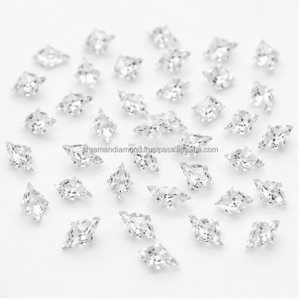 Pierre fantaisie en forme de cerf-volant 0,10 ct/pièce, prix de gros, lot de 1 carat, excellente taille, pierre brute cultivée en laboratoire VVS-VS, polie CVD/HPHT, fabricant grossiste - Product Image 3