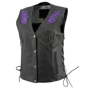 Chaleco de Cuero para Mujer, Diseño 2026, Precio Económico, Personalizable, Alta Calidad, MOQ Bajo, Venta al Por Mayor - Product Image 2