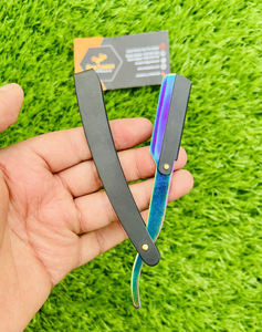 มีดโกนเหล็กกล้าไร้สนิมแบบใบมีดครึ่งใบ  รับสกรีนโลโก้ฟรี สำหรับผู้ชาย โกนแบบเปียก สีดำ พลาสมา  บริษัท ซาควานส์ เอ็นเตอร์ไพรส์ - Product Image 1