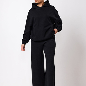 High Quality Custom Logo Unisex Sweatsuit Two 2 Piece <b>Set</b> Women's Hoodies Running Sweat Suit Sweat Shirt Women Casual Tracksuits - Product Image 1