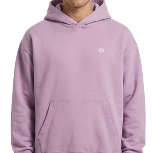 Sudaderas con capucha de algodón grueso, estilo oversize, streetwear, lisas, con logo personalizado, ajuste holgado, venta al por mayor, bajo MOQ - Product Image 3