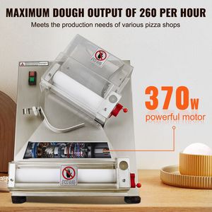 Sfogliatrice Elettrica Commerciale in Acciaio Inox, 370W, Capacità 260 Pezzi/Ora, per Pizza da 3-12 Pollici - Product Image 3
