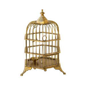 Cage à oiseaux en métal doré de qualité supérieure, design personnalisé, portable, la meilleure conception de nichoir pour oiseaux - Product Image 5