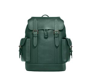 Mochila de Cuero Genuino con Respaldo Suave, 13 Pulgadas, Cierre de Cremallera Impermeable, Diseño Minimalista Unisex, Correa de Hombro Curva - Product Image 4