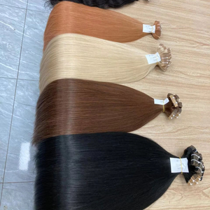 Extensiones de Cabello Humano Natural con Cutícula Alineada, Color Claro, en Cinta Adhesiva, Venta al Por Mayor Directo de Fábrica - Product Image 1