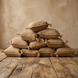 Sac en jute tissé de haute qualité, robuste, naturel, pour le stockage, l'emballage en vrac, l'expédition, les produits agricoles et la vente en gros - Product Image 3