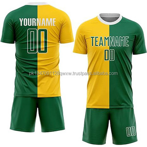 Impression personnalisée de t-shirts de football pour hommes, votre propre logo, impression numérique, dernier design, maillot de football, couleur dégradée, 100% vêtements de football - Product Image 5
