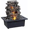 Fuente de Agua Decorativa para Mesa con Sonido Relajante, Bomba Automática, Recipiente Profundo, Rocas Naturales y Luces Integradas - Product Image 3