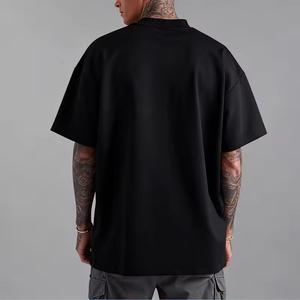 Camisetas Oversize Vintage de Algodón para Hombre, Estilo Urbano, Camiseta Oversize de Cuello Redondo para Mujer, Camiseta Oversize de Felpa para Hombre - Product Image 5