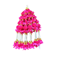 Guirlandes de fleurs artificielles en jasmin en gros, décoration festive pour la maison, décoration de mariage indien Haldi Mehendi, décoration de Noël