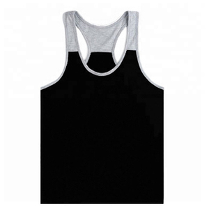High Impact Gym Stringer <b>Singlet</b> With Customized Brand Logo Bodybuilding Tank Top <b>Men</b> Cross Gym Workout Tank Top - Product Image 6