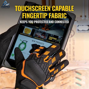 Multi-Purpose Safety Workwear Anti-Vibration With Adjustable Wrist Closure For Heavy-Duty Operational Protection TPR <b>Gloves</b> - Product Image 3