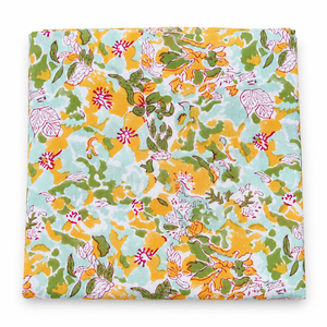 Tissu en voile de coton peigné imprimé à la main Pinksa Fashion, motif floral léger 60S60S 90 GSM, style Rajasthan, en stock - Product Image 4