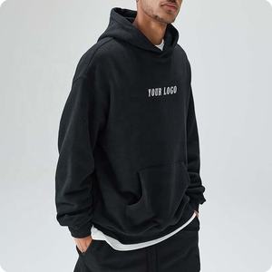 Vêtements d'automne pour hommes, sweat-shirt en molleton technique à contraste de couleur, ensemble deux pièces avec capuche, vêtements de sport décontractés - Product Image 1