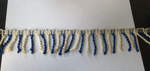 Elegante encaje Zalar con trabajo de hilo fino, perfecto para sari, lehenga, dupatta y atuendos festivos. - Product Image 4