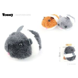 Juguete de Peluche para Gatos con Forma de Hámster Yommy de 8 cm, Juguete Interactivo para Mascotas - Product Image 1
