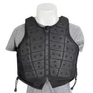 Chalecos de Seguridad para Montar a Caballo, Transpirables, de Alta Calidad, para Eventos Ecuestres, Carreras, Color Negro Personalizable, Talla Personalizada, Logotipo Personalizado - Product Image 1