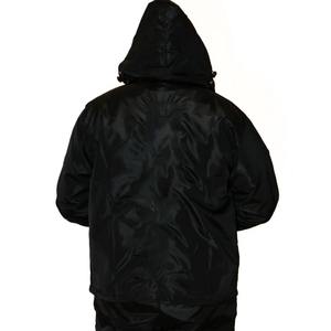 Custom Logo Winter Hooded <b>Pullover</b> <b>Jacket</b> <b>Men's</b> Tracksuit Set Outerwear Windbreaker Polyester/Cotton for <b>Men</b> 2026 - Product Image 3