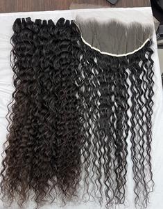 Meilleures extensions de cheveux humains Remy indiens de temple de haute qualité AK Enterprises, lisses, raides, ondulés, Machine-Genius - Product Image 5