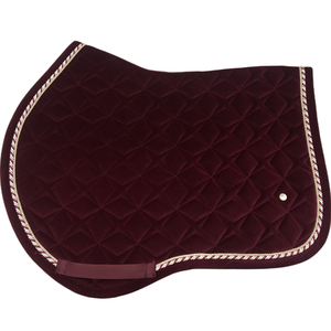 BRAND ZONE Tapis de selle polyvalent personnalisé confortable pour dressage équestre anglais, en velours avec doublure en maille polyester - Product Image 4