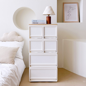 Korea Made Large Stackable Modular <b>Plastic</b> <b>Drawer</b> Cabinet <b>Storage</b> Organizer Unit for Kids Toys Blocks Nursery Playroom and Home - Product Image 2