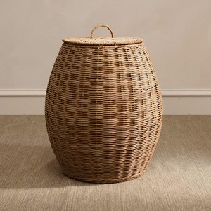 New Design Rattan Bow Storage <b>Basket</b> Set Of 3 Charming Natural Woven Storage Organization In Home Decor - Product Image 2