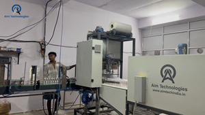 Máquina Envolvedora Retráctil Automática de Alta Velocidad 90 BPM de Tres Líneas, Accionada Neumáticamente, para Empaque de Cajas, Botellas y Cartones, Línea de Empaquetado AIM - Product Image 2