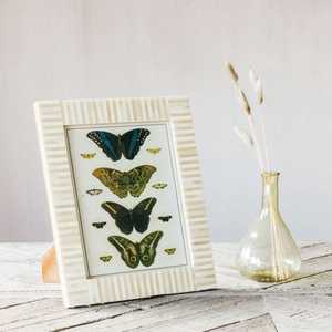 <b>Square</b> Contemporary Bone Inlay Image <b>Frame</b> Decorative Handcrafted Picture Showcase Tabletop Display Product from india - Product Image 5