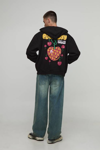 Sudadera con Capucha para Hombre de Algodón de Alta Calidad, Corte Regular, Hombros Caídos, Invierno, Sin Cordones, Felpa Gruesa, Ecológica, con Logotipo Personalizado - Product Image 5