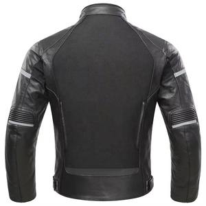 Chaqueta de cuero para motocicleta a precio de mayorista, chaqueta de cuero impermeable para carreras de motos, muy vendida, para hombre - Product Image 3