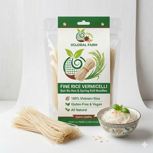 ข้าวเหนียวแห้งแบบดั้งเดิมของเอเชีย - เส้นข้าวแห้งพรีเมียมสำหรับทำซุปผัด ข้าวเวียดนาม ปราศจากกลูเตน ข้าวแห้งธรรมชาติ - Product Image 1