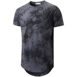 Camiseta Oversize de Cuello Redondo 100% Algodón, Estilo Vintage Tie-Dye Personalizado, Manga Corta, Unisex, Streetwear, Camisetas para Hombre - Product Image 3
