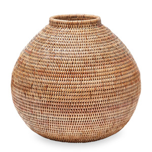 Vases à fleurs en rotin naturel, fabriqués à la main, prix compétitif, décoration pour mariages et fêtes - Product Image 1