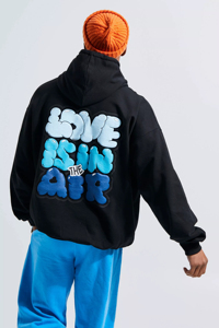 Sweat-shirt unisexe en coton mélangé de qualité supérieure avec impression en relief, style streetwear, design pull-over épais - Product Image 2
