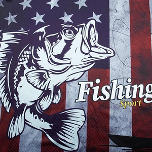 Chemise de pêche pour homme personnalisée par sublimation, 100% polyester, séchage rapide, respirante, manches longues, UPF50, avec logo personnalisé - Product Image 5