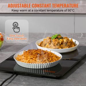 16.5 elettrico portatile \ "X 11 \" impianto di riscaldamento in vetro temperato per riscaldamento in vetro per eventi di cene - Product Image 3