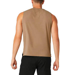 Débardeur court côtelé personnalisé à marque privée pour femme, grande taille, blanc, dos nageur, et débardeurs courts pour homme - Product Image 5