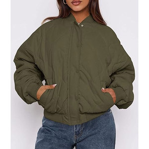 Blouson Bomber Tissé de Haute Qualité pour Femme – Léger, Confortable et Tendance – Veste d'Aviateur - Product Image 4