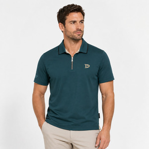 Camiseta Polo de Algodón 100% para Hombre al por Mayor, Camiseta Polo Informal de Manga Corta con Bordado Personalizado para Uniforme - Product Image 4