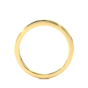 Bague éternelle en or 14 carats avec diamant naturel de 0,19 carat, couleur H, clarté VS1, design floral ethnique - Product Image 5