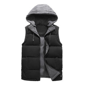 Gilet matelassé imperméable confortable pour homme, 100% polyester, léger, sans manches, isolé, pour l'extérieur, décontracté, chaud, pour l'hiver - Product Image 6