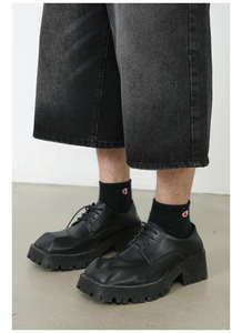 กางเกงขาสั้นสไตล์วินเทจลำลองสำหรับฤดูร้อน กางเกงขาสั้นทำงานทรงหลวม กางเกงยีนส์ขาสั้นแฟชั่นผู้ชายทรงแบ็กกี้ - Product Image 4